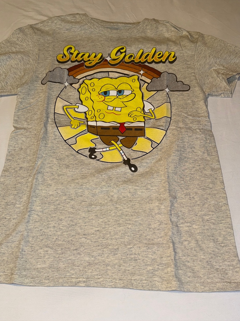 Sponge Bob Stay Golden Tee, Size S